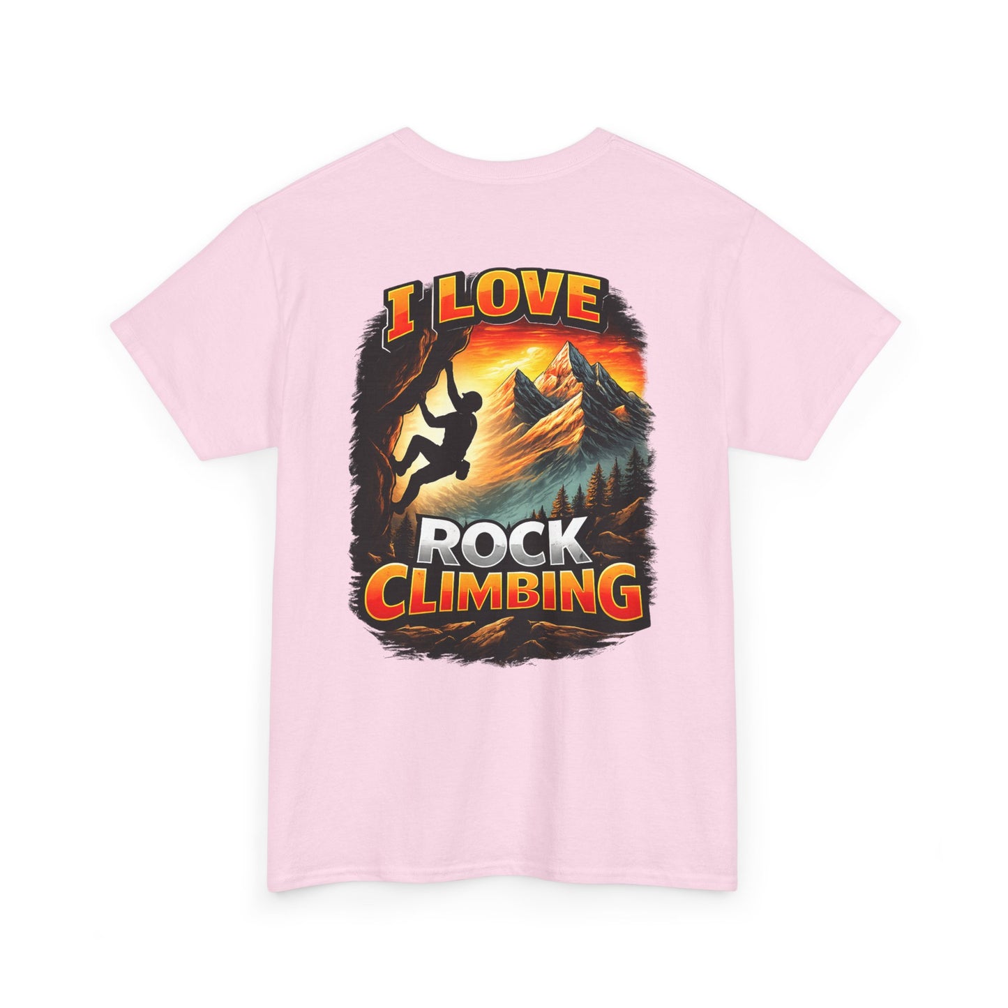 I Love Rock Climbing logo| Rock Climbing Shirt Stoke & Trad