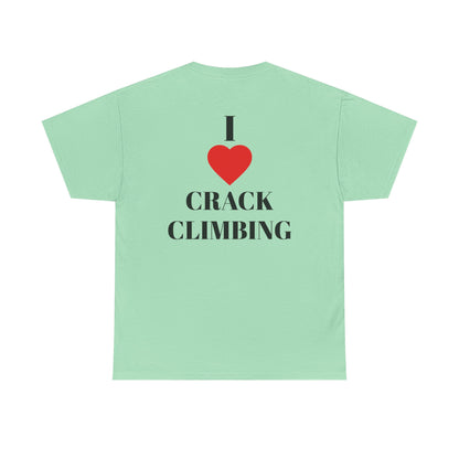 I Love Crack Climbing| Rock Climbing Shirt Stoke & Trad