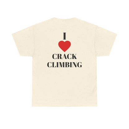 I Love Crack Climbing| Rock Climbing Shirt Stoke & Trad