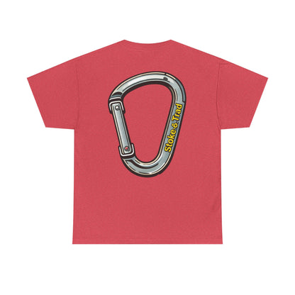 Carabiner T-shirt | Rock Climbing Shirt Stoke & Trad