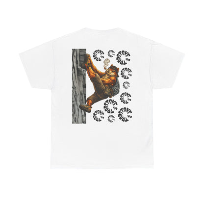 Squirrel Heel Hook| Rock Climbing Shirt Stoke & Trad