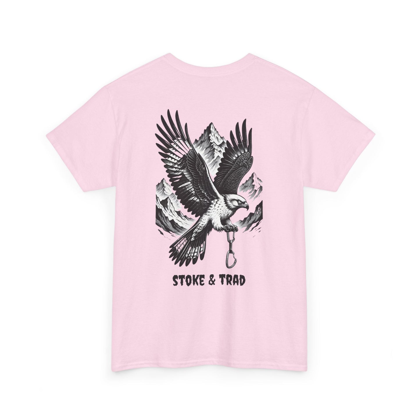 Falcon Mountians and Quickdraw/ Rock Climbing Shirt Stoke & Trad