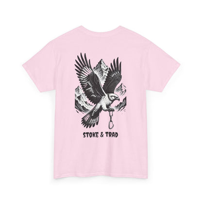 Falcon Mountians and Quickdraw/ Rock Climbing Shirt Stoke & Trad