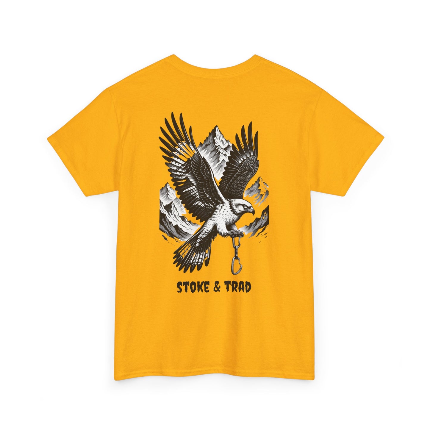 Falcon Mountians and Quickdraw/ Rock Climbing Shirt Stoke & Trad