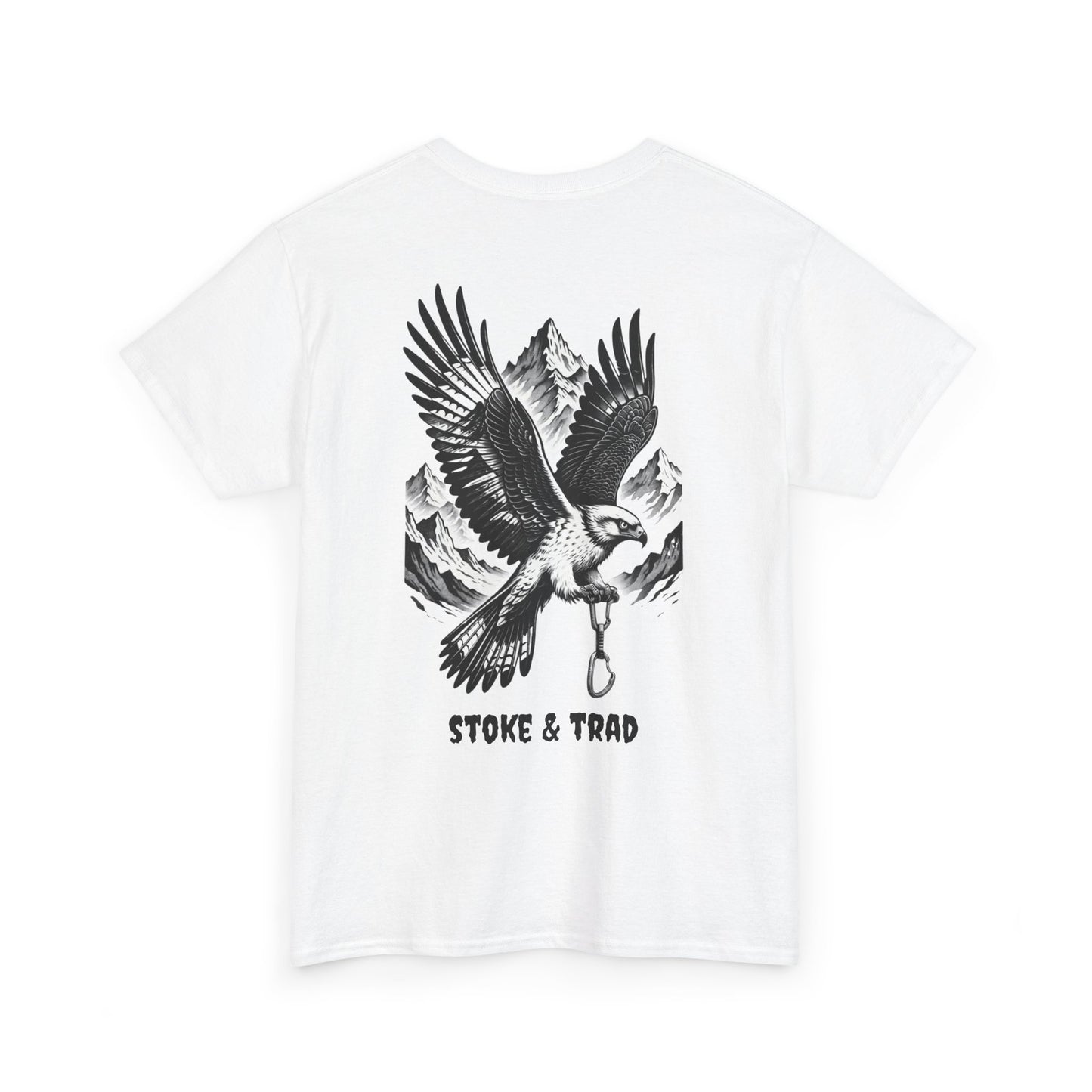 Falcon Mountians and Quickdraw/ Rock Climbing Shirt Stoke & Trad