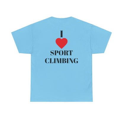 I Love Sport Climbing| Rock Climbing Shirt Stoke & Trad