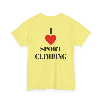 I Love Sport Climbing| Rock Climbing Shirt Stoke & Trad