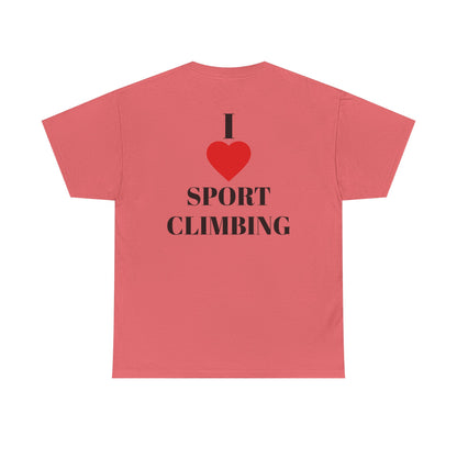 I Love Sport Climbing| Rock Climbing Shirt Stoke & Trad