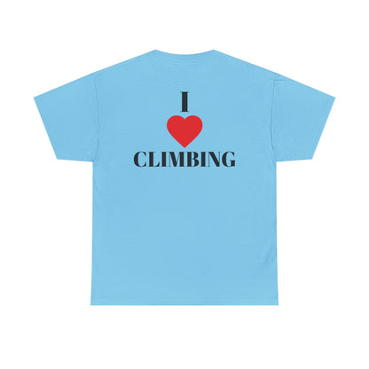 I Love Climbing| Rock Climbing Shirt Stoke & Trad