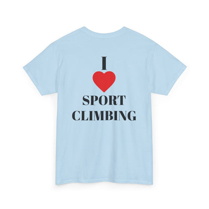 I Love Sport Climbing| Rock Climbing Shirt Stoke & Trad