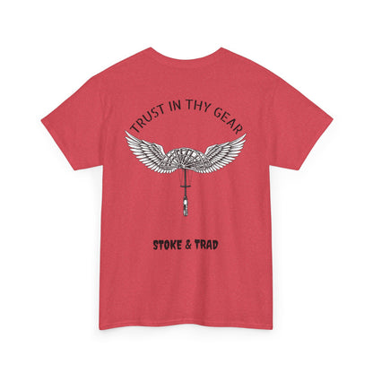 Trust In Thy Gear| Rock Climbing Shirt Stoke & Trad