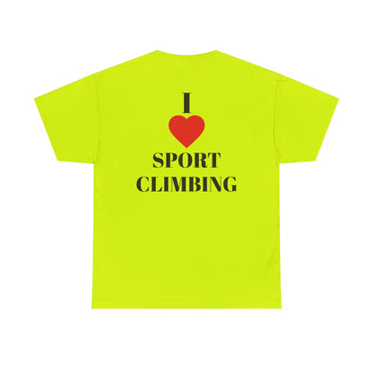 I Love Sport Climbing| Rock Climbing Shirt Stoke & Trad