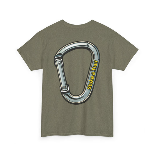 Carabiner T-shirt | Rock Climbing Shirt Stoke & Trad