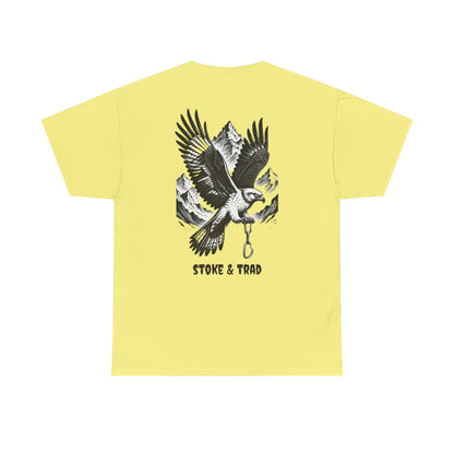 Falcon Mountians and Quickdraw/ Rock Climbing Shirt Stoke & Trad