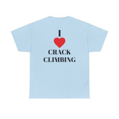 I Love Crack Climbing| Rock Climbing Shirt Stoke & Trad