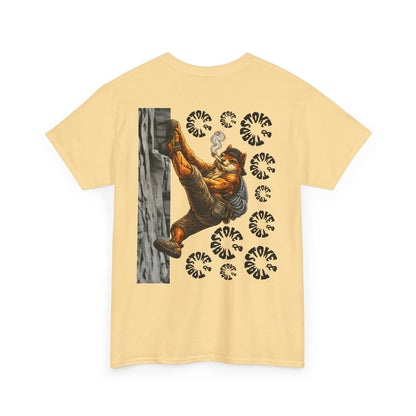 Squirrel Heel Hook| Rock Climbing Shirt Stoke & Trad