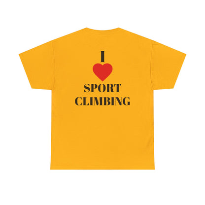 I Love Sport Climbing| Rock Climbing Shirt Stoke & Trad