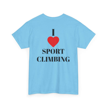 I Love Sport Climbing| Rock Climbing Shirt Stoke & Trad