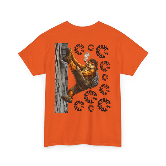 Squirrel Heel Hook| Rock Climbing Shirt Stoke & Trad
