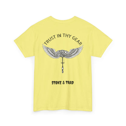 Trust In Thy Gear| Rock Climbing Shirt Stoke & Trad