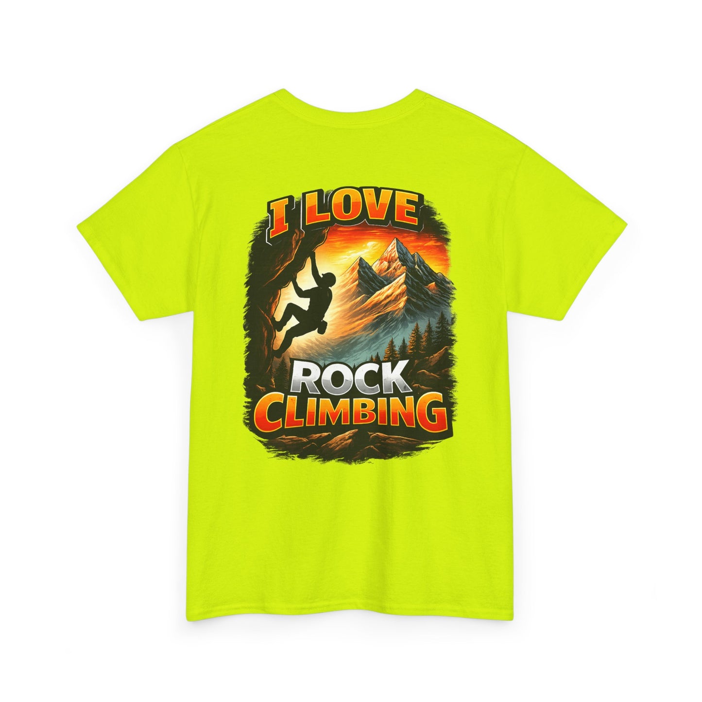 I Love Rock Climbing logo| Rock Climbing Shirt Stoke & Trad