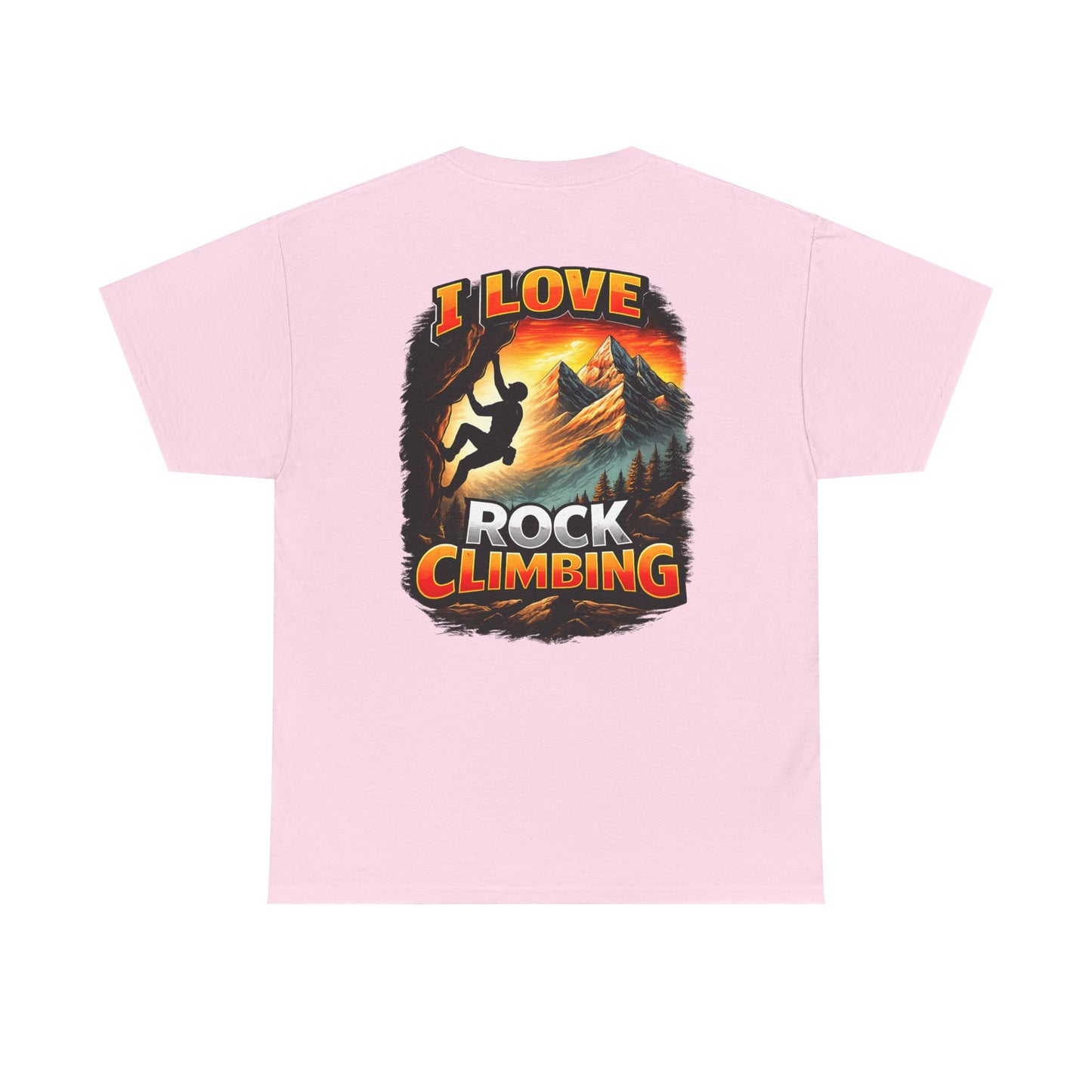 I Love Rock Climbing logo| Rock Climbing Shirt Stoke & Trad