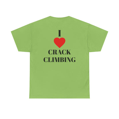 I Love Crack Climbing| Rock Climbing Shirt Stoke & Trad