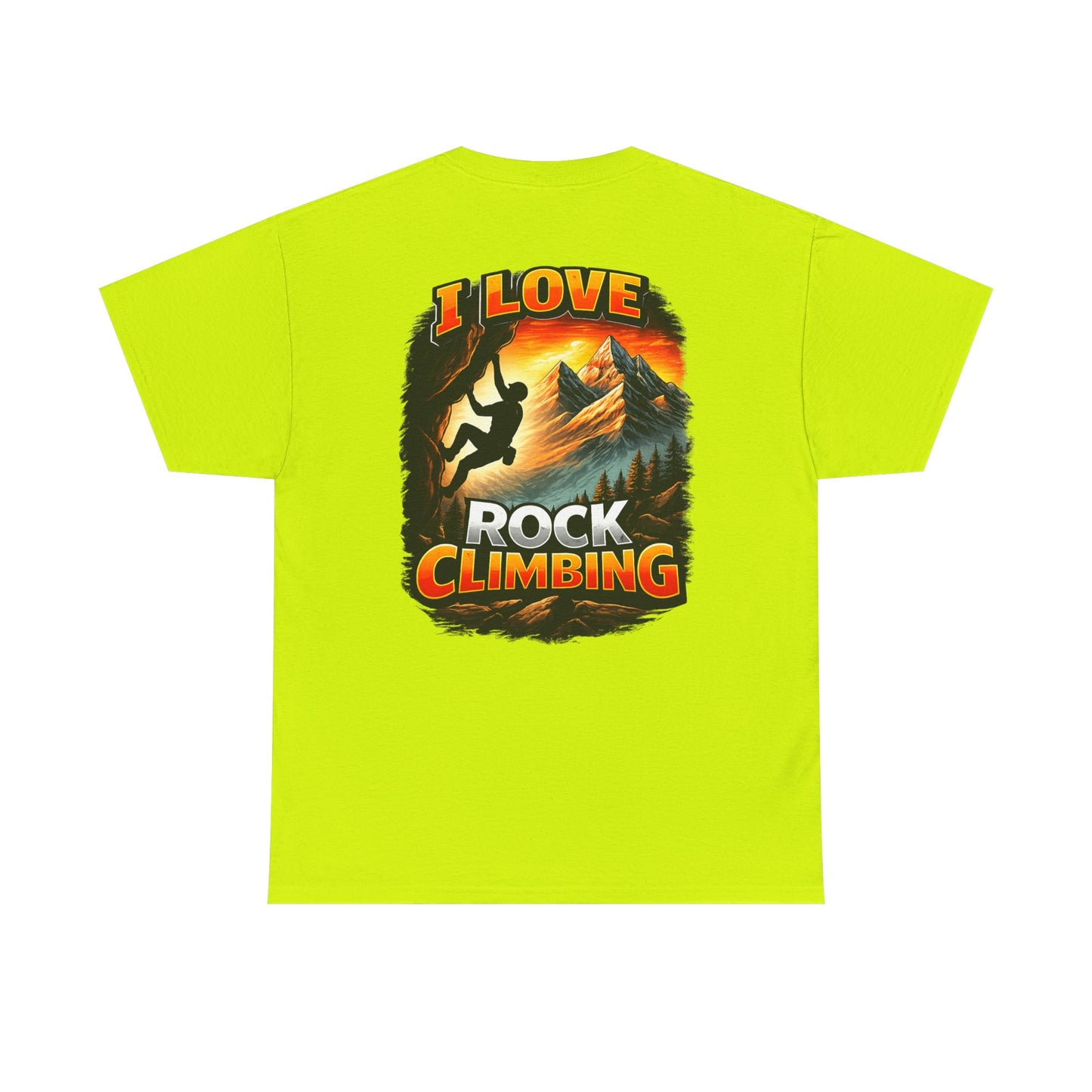 I Love Rock Climbing logo| Rock Climbing Shirt Stoke & Trad