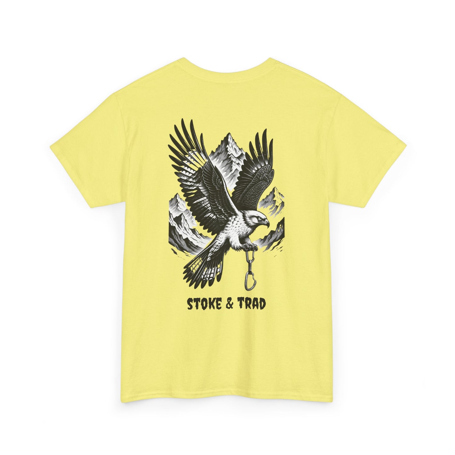 Falcon Mountians and Quickdraw/ Rock Climbing Shirt Stoke & Trad