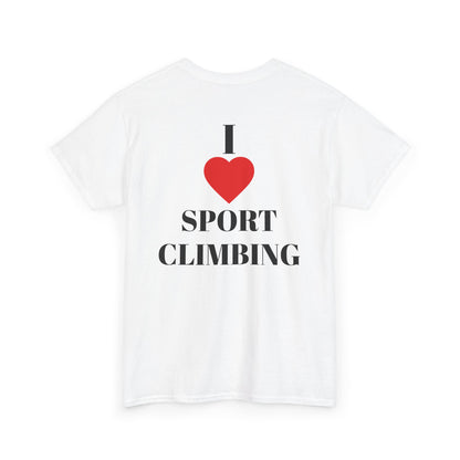 I Love Sport Climbing| Rock Climbing Shirt Stoke & Trad