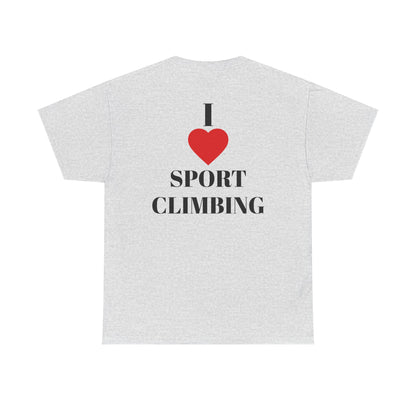 I Love Sport Climbing| Rock Climbing Shirt Stoke & Trad