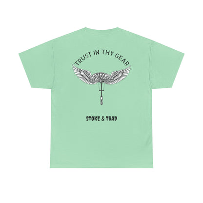 Trust In Thy Gear| Rock Climbing Shirt Stoke & Trad