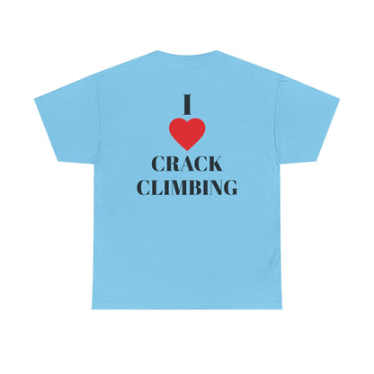 I Love Crack Climbing| Rock Climbing Shirt Stoke & Trad