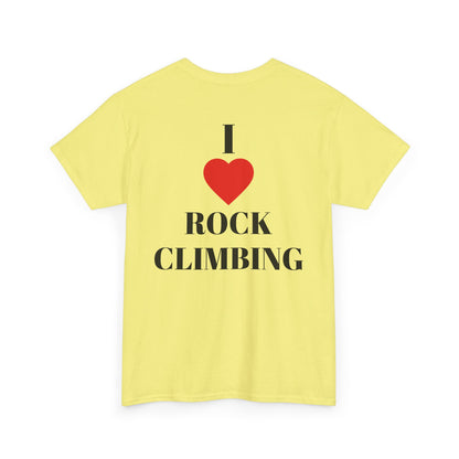 I Love Rock Climbing| Rock Climbing Shirt Stoke & Trad