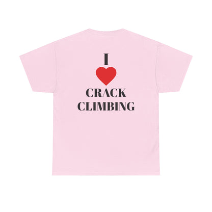 I Love Crack Climbing| Rock Climbing Shirt Stoke & Trad