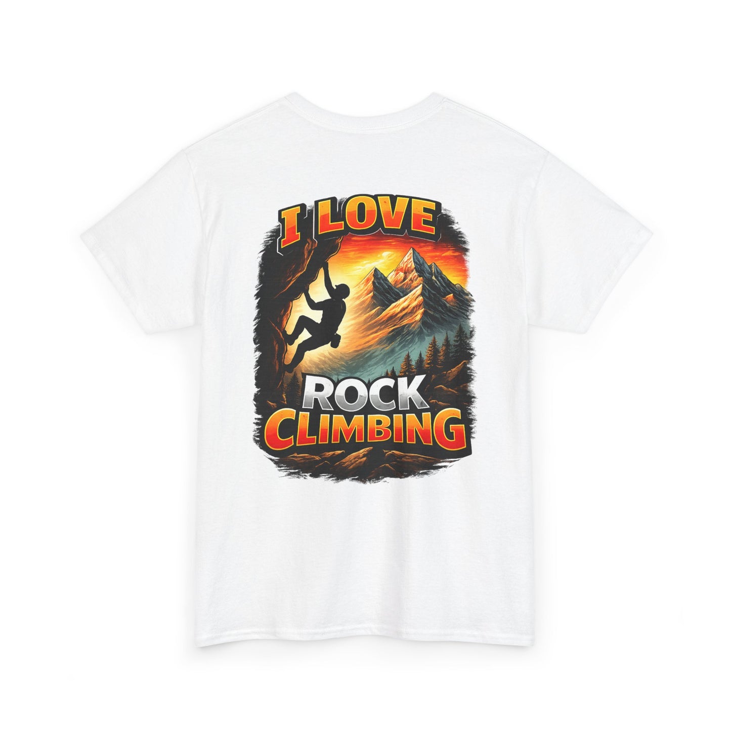 I Love Rock Climbing logo| Rock Climbing Shirt Stoke & Trad