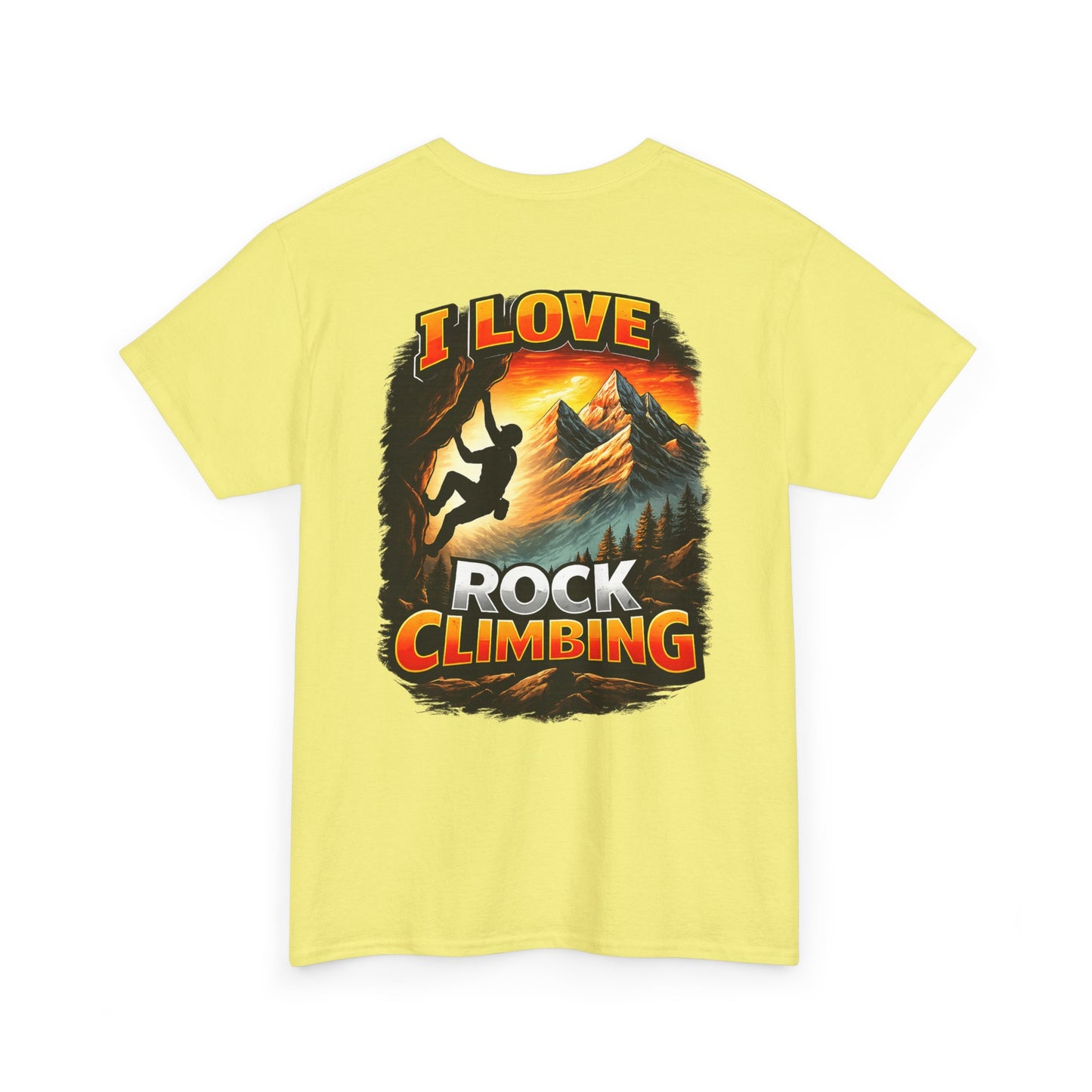 I Love Rock Climbing logo| Rock Climbing Shirt Stoke & Trad