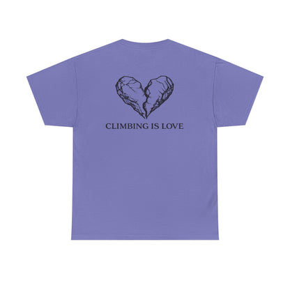 Climbing Is Love| Rock Climbing Shirt Stoke & Trad