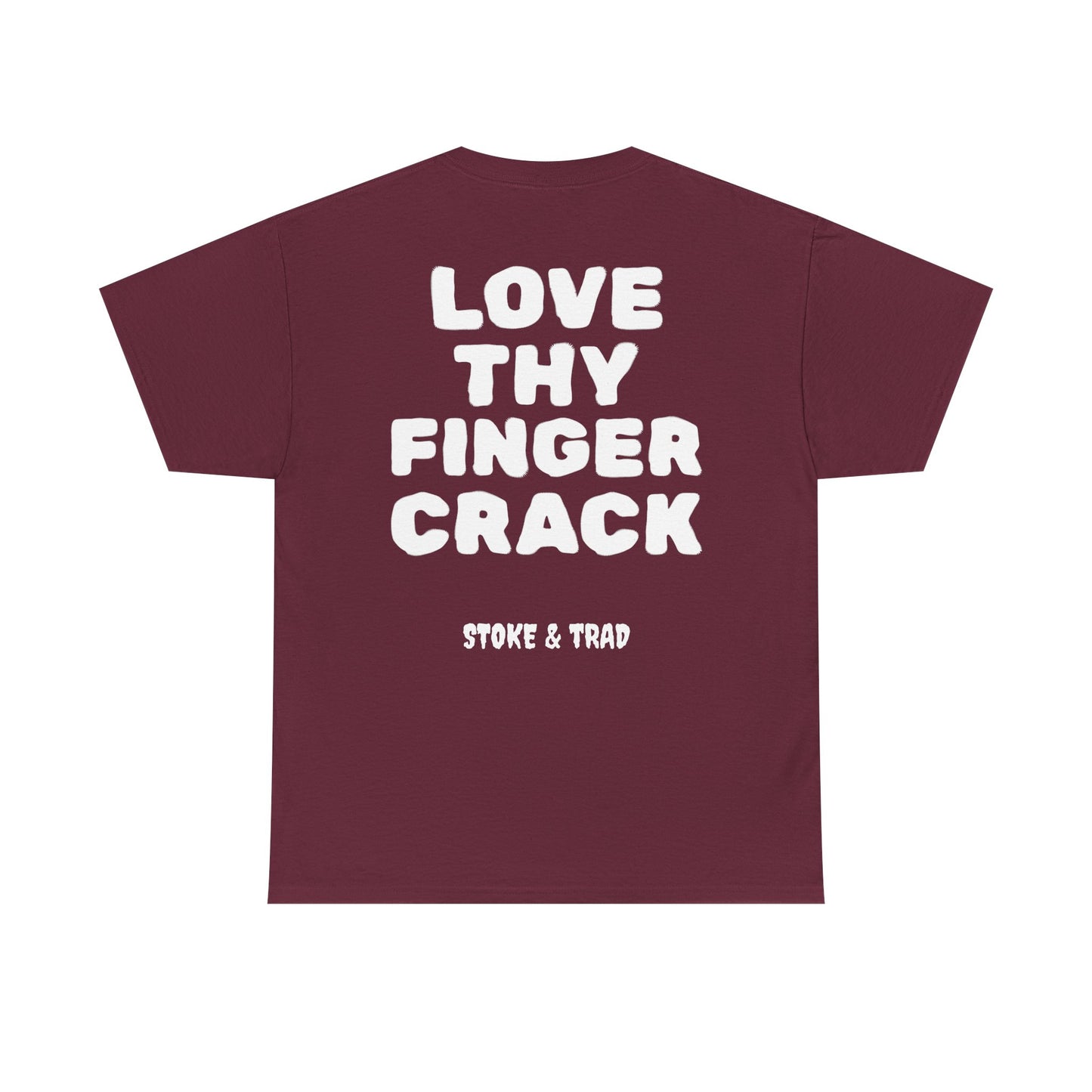 Love Thy Finger Crack| Rock Climbing Shirt Stoke & Trad