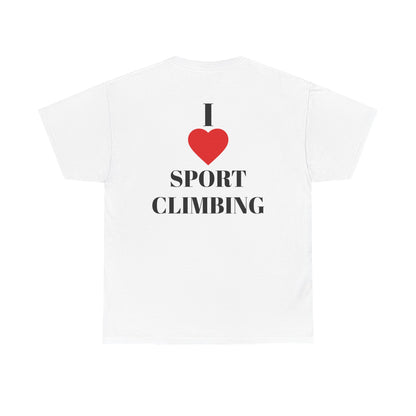 I Love Sport Climbing| Rock Climbing Shirt Stoke & Trad