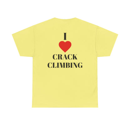 I Love Crack Climbing| Rock Climbing Shirt Stoke & Trad
