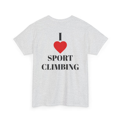 I Love Sport Climbing| Rock Climbing Shirt Stoke & Trad