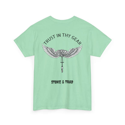 Trust In Thy Gear| Rock Climbing Shirt Stoke & Trad