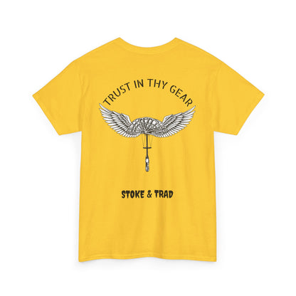 Trust In Thy Gear| Rock Climbing Shirt Stoke & Trad
