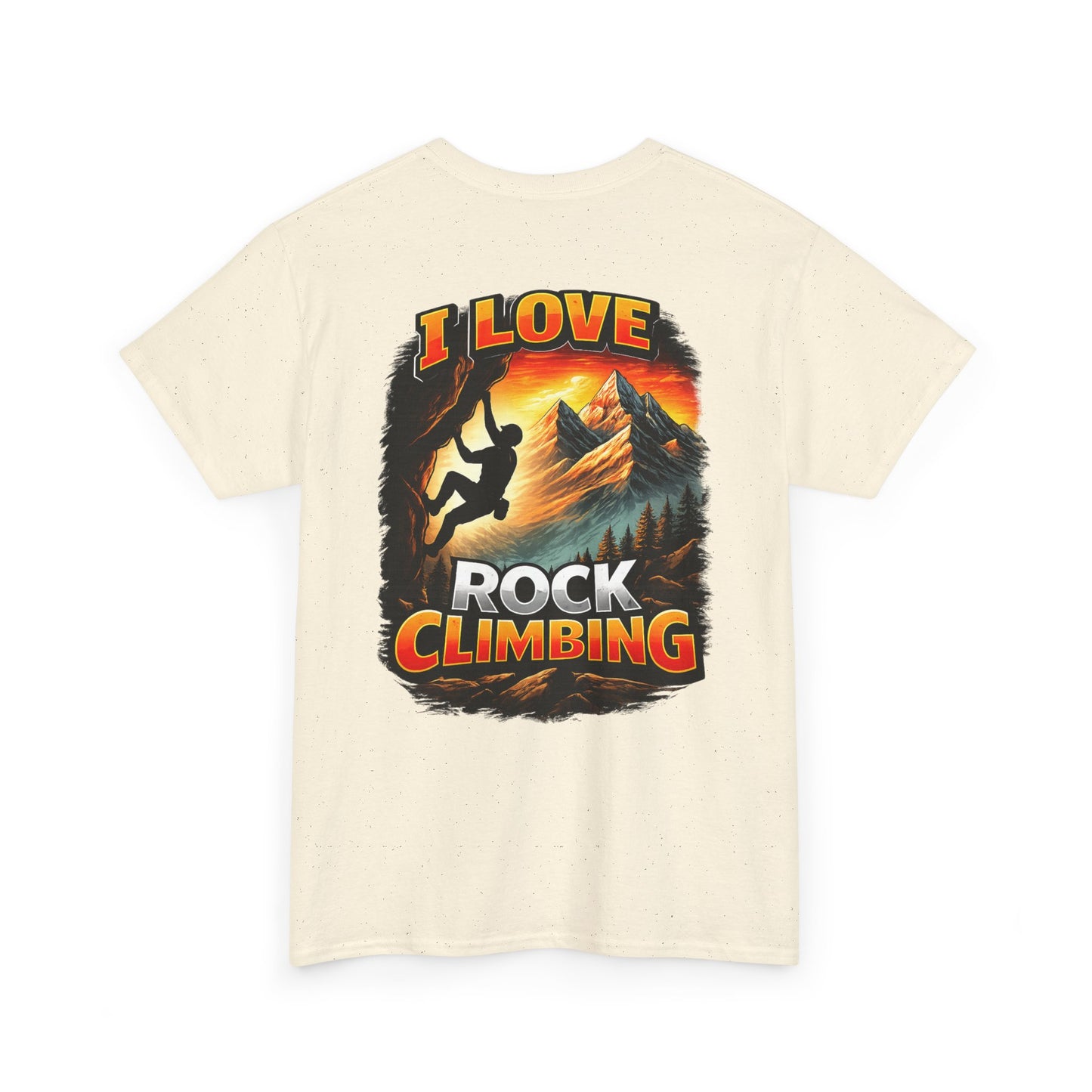 I Love Rock Climbing logo| Rock Climbing Shirt Stoke & Trad