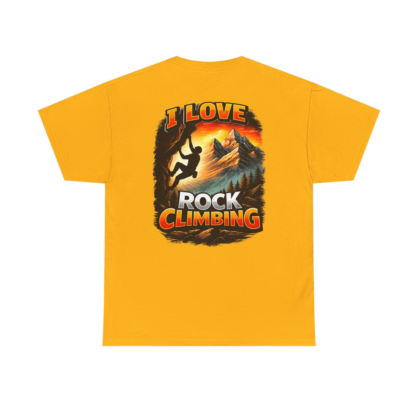 I Love Rock Climbing logo| Rock Climbing Shirt Stoke & Trad