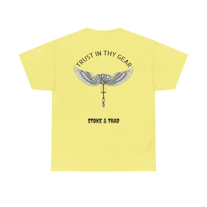 Trust In Thy Gear| Rock Climbing Shirt Stoke & Trad
