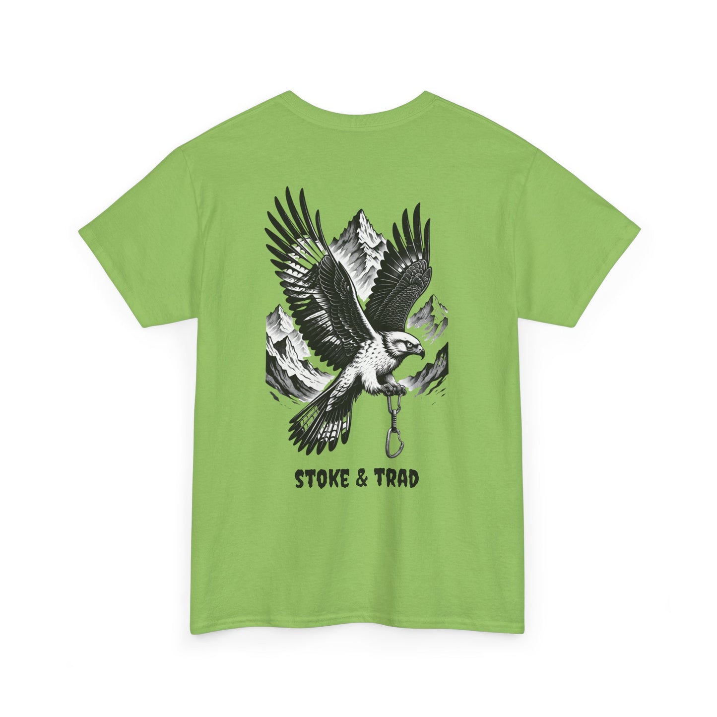 Falcon Mountians and Quickdraw/ Rock Climbing Shirt Stoke & Trad