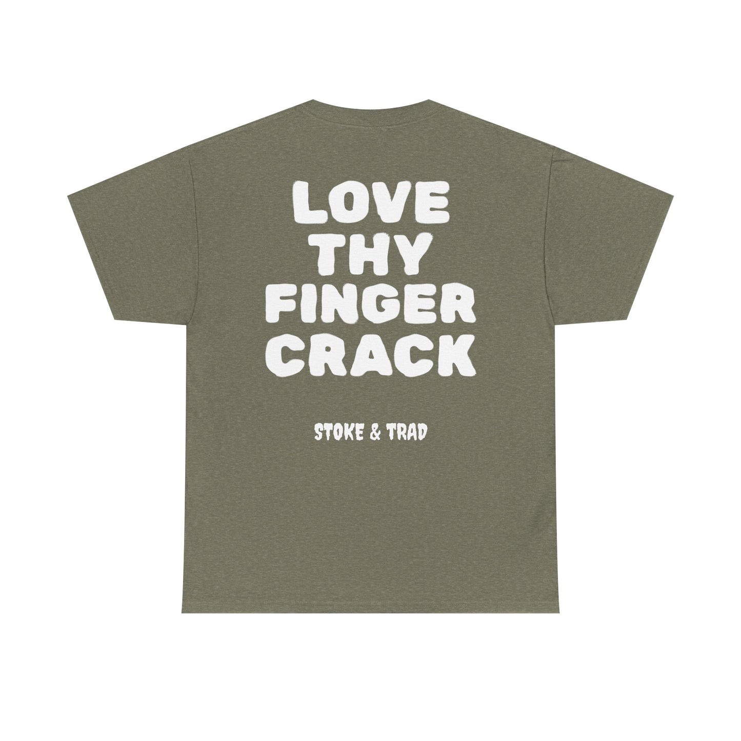 Love Thy Finger Crack| Rock Climbing Shirt Stoke & Trad