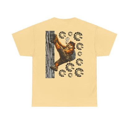 Squirrel Heel Hook| Rock Climbing Shirt Stoke & Trad